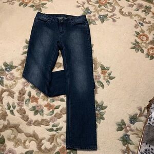 Buffalo David Bitton Misha Straight Leg Mid-Rise Blue Jeans, Women's Size 8 x 32
